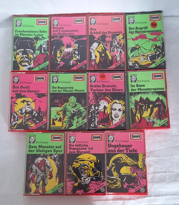 11 x H. G. Francis MC Hörspiel Cassette Folge 1 2 4 5 6 7 8 9 13 14 16