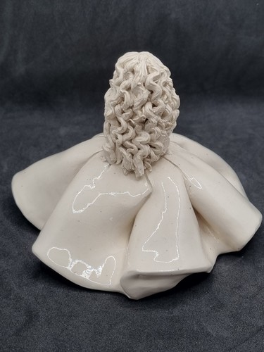 Barbara Lea Earthenware Pottery Girl With Book Figure Signed Collectable Rare - Picture 4 of 12