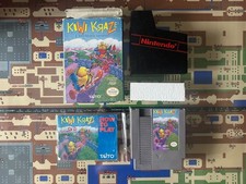 NES Nintendo Kiwi Kraze CIB Complete Box Manual & Protector Taito 1991 Tested
