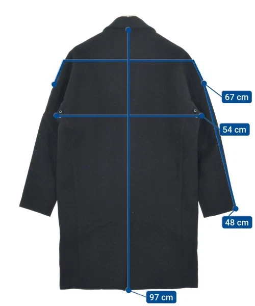 SHAREEF Chester Coats Black 1(Approx. S) 2200546733013 image 8