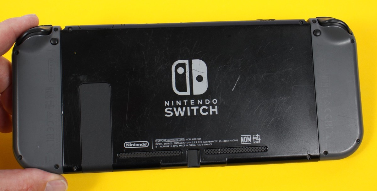Nintendo Switch 1 32GB Console Bundle Grey Gray JoyCons With OEM