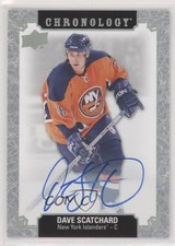 2018 Upper Deck Chronology Franchise History Dave Scatchard #FH-NYI-SC Auto 1pg