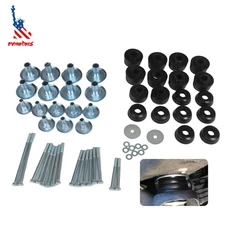 Fit For 08-16 Ford F-250 F-350 Super Duty Red Body Cab Mount Kit KF04060BK