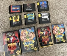 Sega Genesis Lot: Streets of Rage 2, Road Rash 2, Greatest Heavyweights, Gener… 