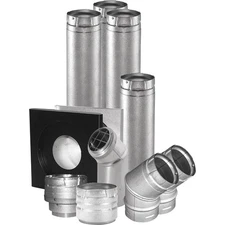 DuraVent Vent Unit Heater Kit, 4in. Horizontal, Model# 810006013