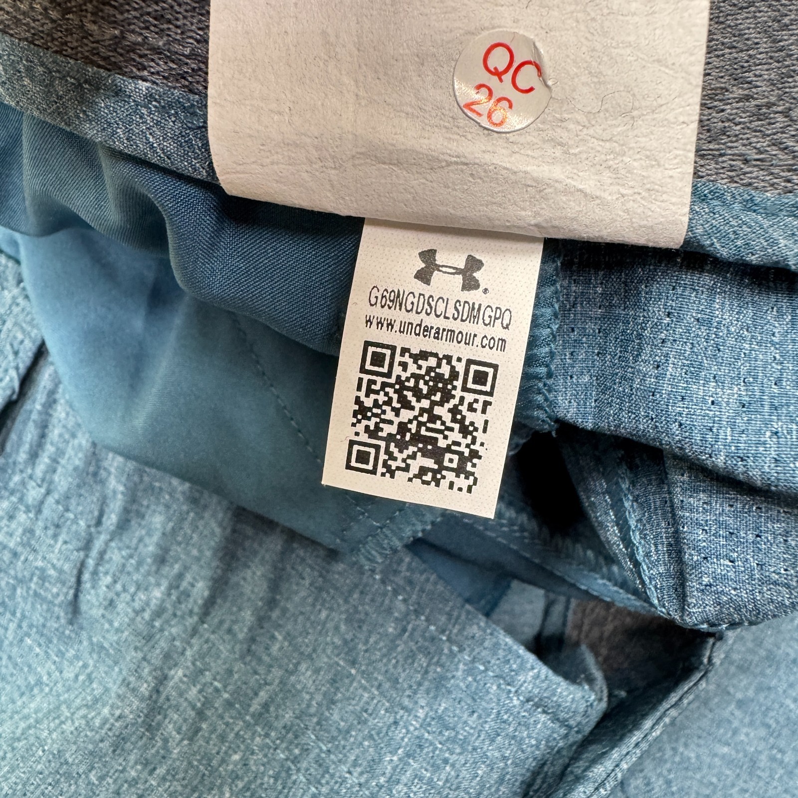 NEW Under Armour Golf Vented Pants Teal Heather Mens 38 x 34 1377358 414 thumbnail 8