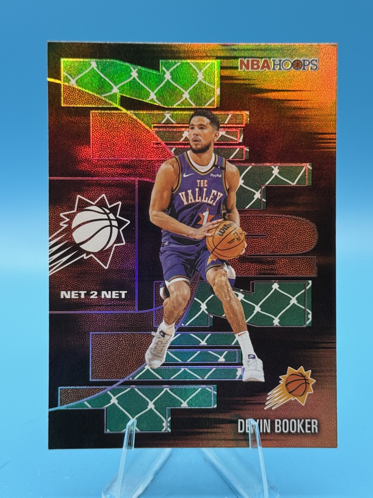 2025-26 Hoops #NTN-5 Devin Booker Net 2 Net Green Hoops