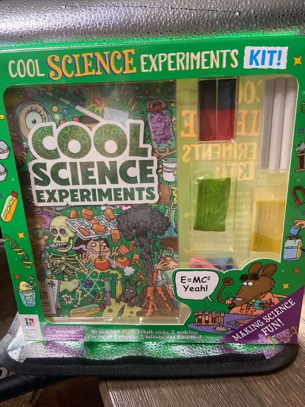 Cool Science Experiments Kit For Kids Ages 3+ Hinkler Explore Brand New