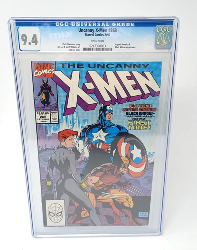 Marvel Comics 1990 The Uncanny X-Men #268 CGC Graded  9.4