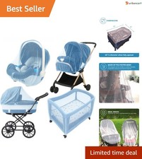 Universal Baby Mosquito Net Cover for Strollers, Cribs Playards