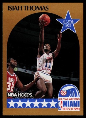 -CS- 1990-91 NBA Hoops All- Star - #11 Isiah Thomas (D) *Free Shipping*