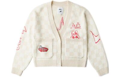 X The Monsters Collaboration Labubu Letter Single-Breasted Casual Long Sleeve