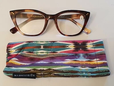 Foster Grant - Magnivision - Siggy Tor - Womens - Premium Reading Glasses + Case