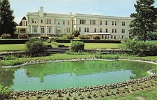 Shrewsbury MA Masonic Hospital Massachusetts Freemasons Lodge Vtg Postcard E40