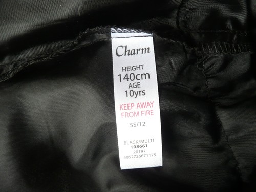 GIRLS DESIGNER BLACK FLOWER STRAPY SUMMER HOLIDAY PARTY DRESS 10 Y £25 WHEN NEW! - Picture 6 of 6