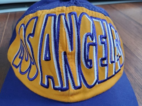Rare Vintage 90s Los Angeles Lakers The Game Big Font Hat Cap 1189 Of 5,000 - Bild 3 von 12