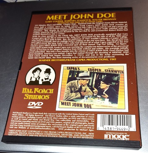 MEET JOHN DOE - (2000 IMAGE ENTERTAINMENT DVD) - Bild 2 von 3
