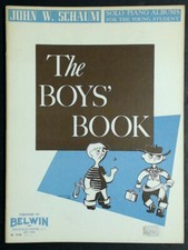 John Schaum The Boy's Book Solo Piano For The Young Student 1956 New-Old Stock
