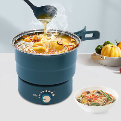Mini Portable Multi-function Electric Travel Cooker Sauce Pot Frying Pot Steame