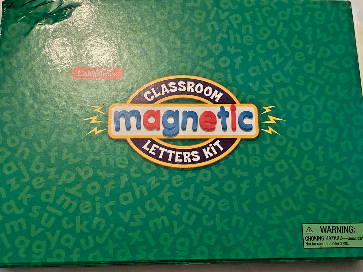 Lakeshore Classroom Magnetic Letters ABC Kit Kids Child Learning