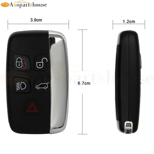 Remote Car Key Fob Shell Case For Land Rover Range Rover Evoque 2012-2017 - Picture 2 of 8