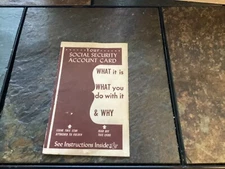 1944 Social Security Information Card