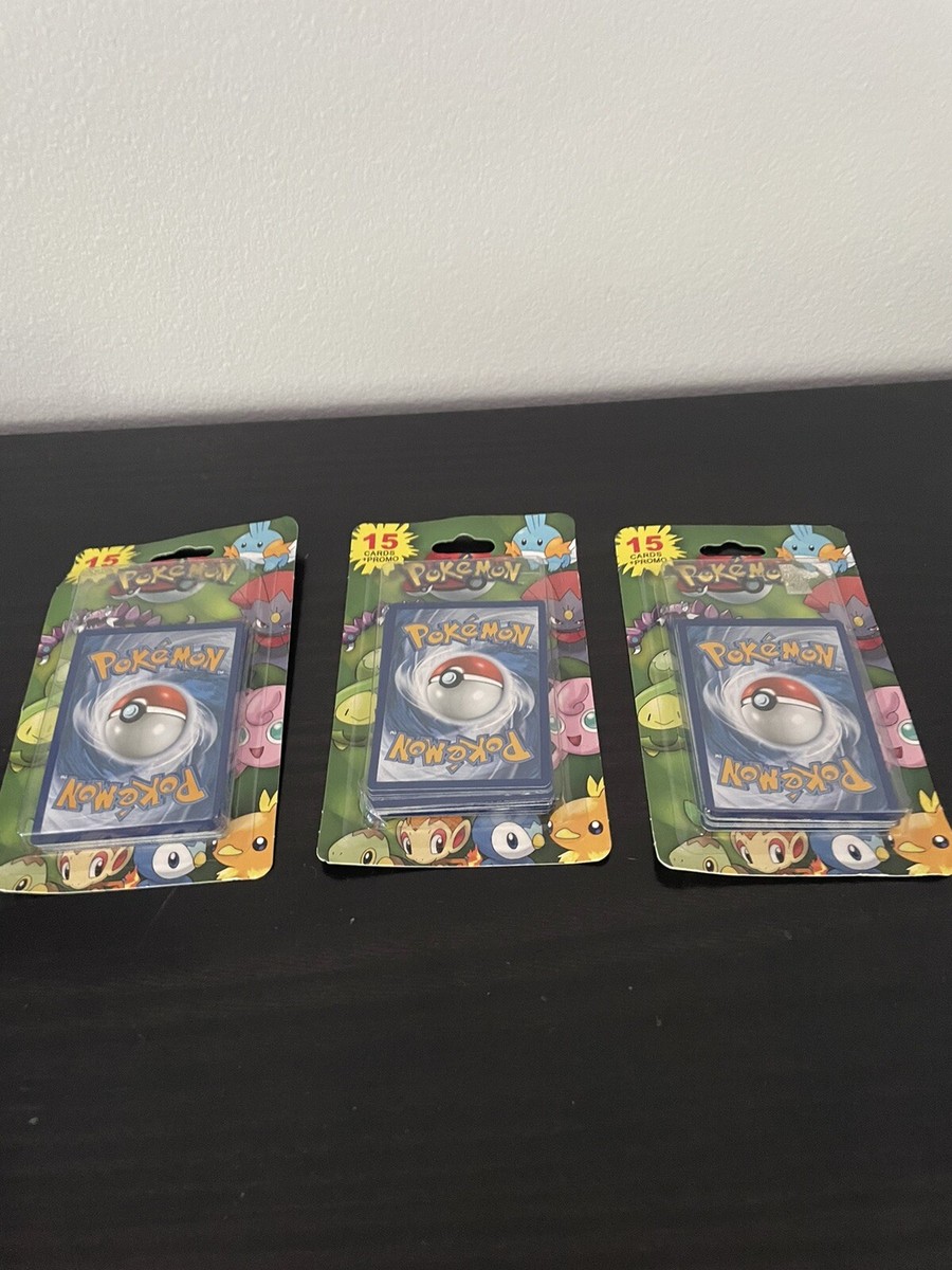 2012 Pokemon 15 Card Promo Pack Holo Brand New Sealed Lot Of 3 Packs Brand  New