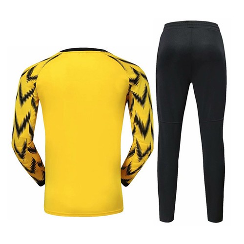 Boys Soccer Team Uniform Football Jersey Sets Goalkeeper Padded Jersey and Pants - Picture 29 of 51