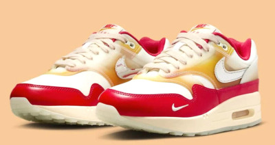   Nike WMNS Air Max 1  87 PRM Soft Vinyl Sail Red - *IN HAND* - WMNS Size 5.5