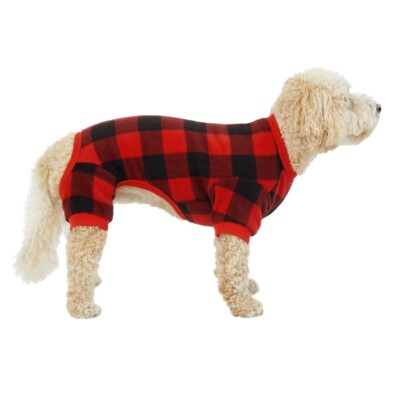 NWT Frisco Cozy Fleece CAT/DOG PJ Pajama Red Plaid Pet Apparel PICK SZ. XS - 3XL