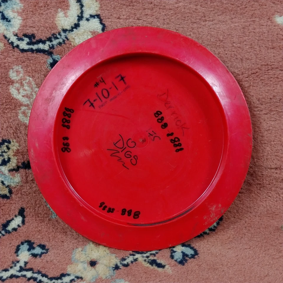 Legacy Icon Edition Cannon Misprint Rare Red 176G Distance Driver Golf Disc Used - Image 3 of 4