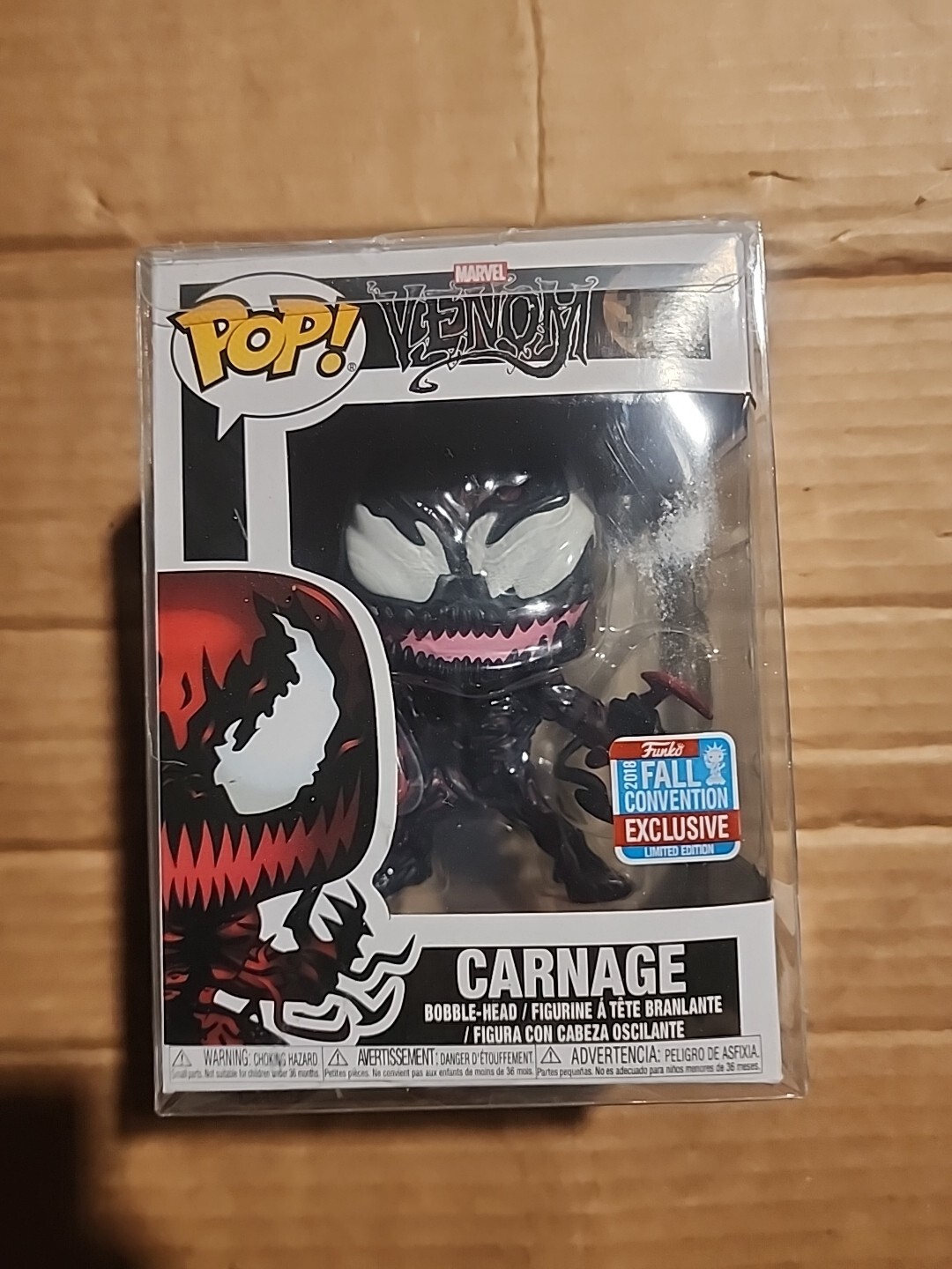Funko Pop! Vinilo: Marvel - Carnage (Con Zarcils) - Tema Candente (Ht) (Exclusivo)