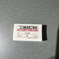Daiichi 1310 Size 18 Hooks (100 Pack)