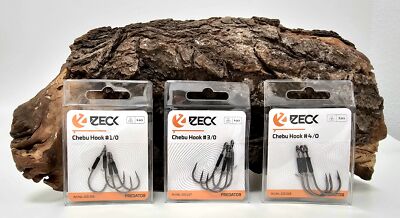 Zeck Chebu Hook 1/0 3/0 4/0 Einzelhaken Cheburashka Chebo Haken Großes Öhr OVP