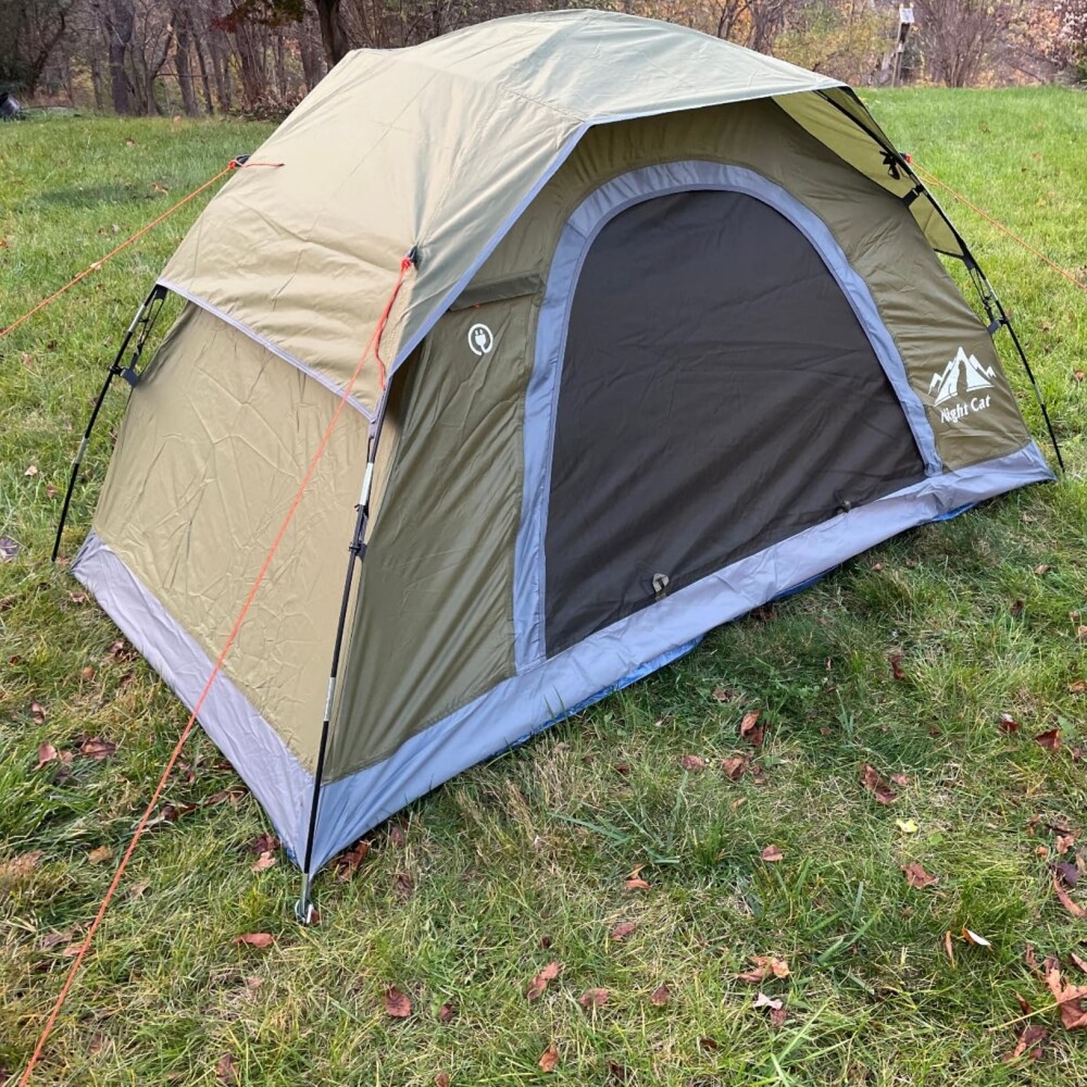 Vestibule Ozark Person Cot Tent 1-2 Person Waterproof Camping