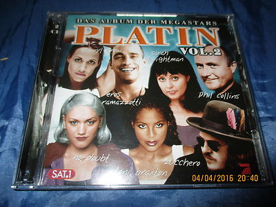 2 CD :  PLATIN  Vol. 2 , Das Album der Megastars 1997 , Kult  /  CD 1 + CD 2