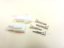 KYOSHO Mini Tamiya 2Pin RC LiPO Battery Connector Male Female Crimp Pin 20 Set