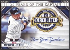 Derek Jeter 2020 Topps Update Series 3Clr Commemorative Patch Card#13!Yankees 