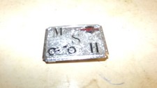 Vintage Harley Davidson Motorcycle Belt Buckle By HOOK FAST PAT NO 1481911