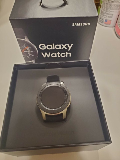 Open Box NeverUsed Samsung Galaxy Watch SM-R800 46mm Silver Bluetooth Smartwatch | eBay