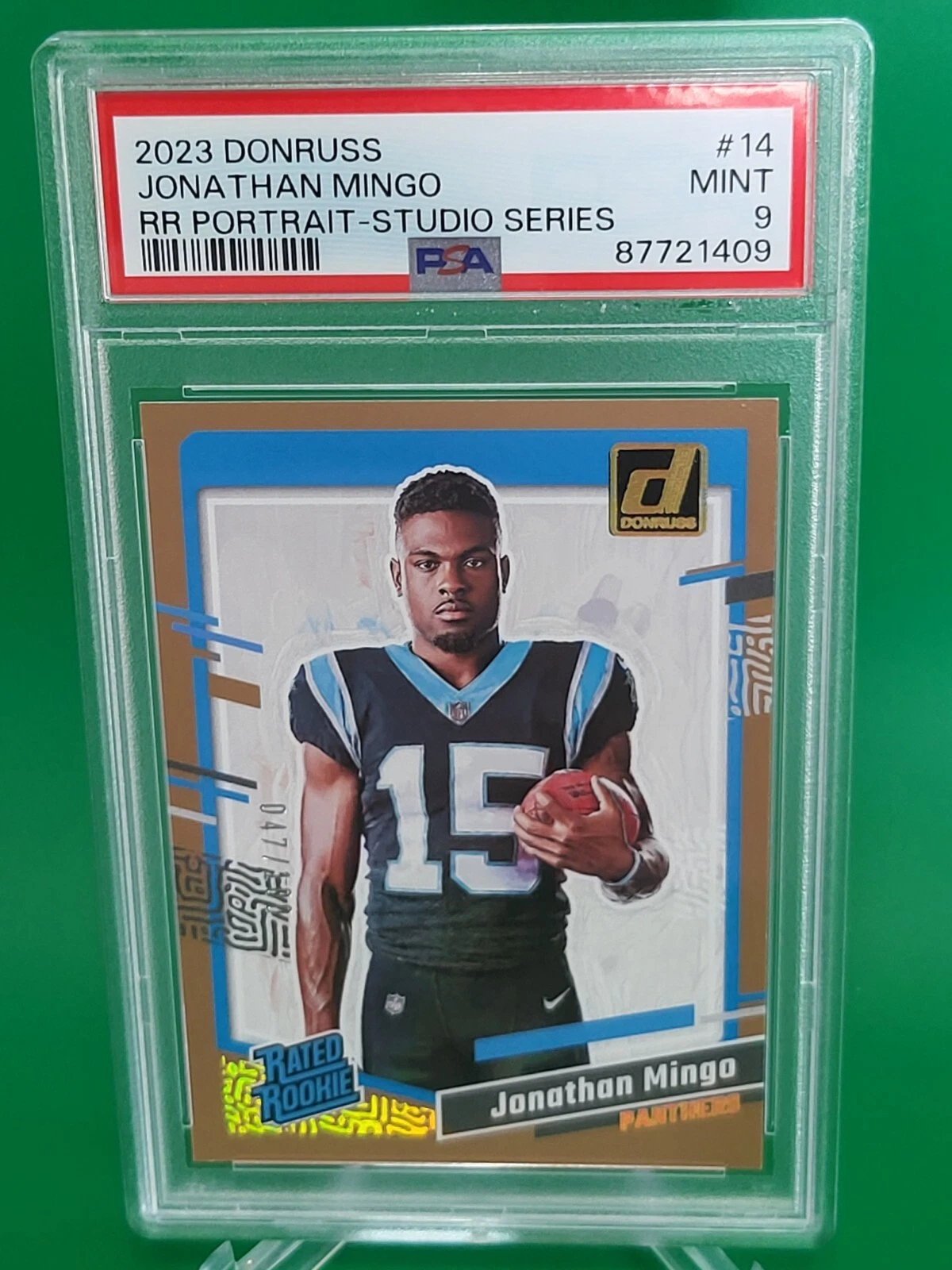 Jonathan Mingo Panini Donruss Rated Rookies Portrait #14 Studio Series