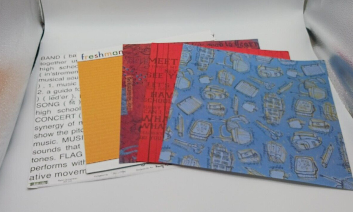 Lot Misc Marching Band High School Theme Scrapbooking Stickers Embellishments