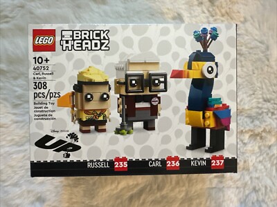 Brand New LEGO Brickheadz Disney Pixar Up Carl, Russell & Kevin