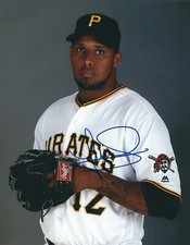Signed  8x10 JUAN NICASIO Pittsburgh Pirates Autographed photo - COA 