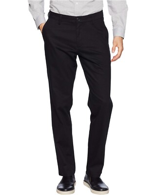 Docker's L133720 Black Signature Athletic Fit Stretch Khaki Pants Size 30x29