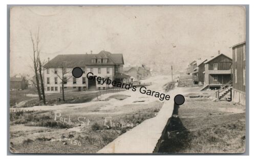 RPPC Park Street ELEANORA PA Ghost Town! Jefferson County Real Photo Postcard - Picture 1 of 2