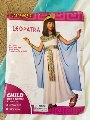 Cleopatra Costume Girls Medium Halloween