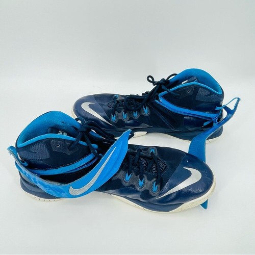 Nike LeBron Zoom Soldier 8 Midnight Navy Blue Sneakers Men's - Picture 8 of 13