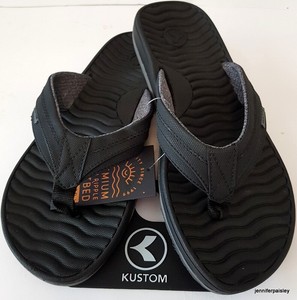 buckle kustom flip flops