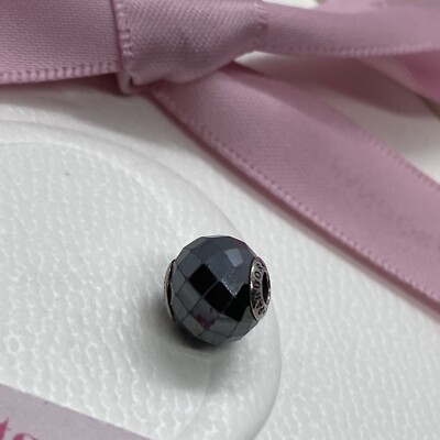 Pandora Essence Collection Black Hematite COURAGE Charm